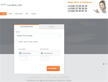 Tablet Screenshot of live-rentacar.com